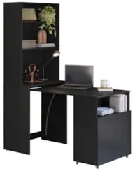 Mesa Escrivaninha Bancada de Estudos Para Quarto Salt Preto Z06 - Mpoz