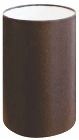 Cúpula Abajur Cilíndrica Cp-7002 Ø13x30cm Café