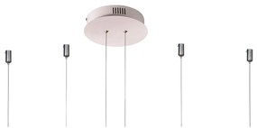 Pendente Quebec Ø40X2Cm / Ø50X2Cm Led 45W 3000K Bivolt / 02 Aro Branco... (Branco)