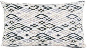 Capa almofada LYON Veludo estampado Losango Verde 30x50cm