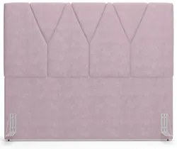 Cabeceira Cama Box Casal 140cm Aura Suede W01 Rosê - Mpozenato