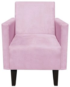KIT 02 POLTRONAS JADE SUEDE ROSA BEBE PE