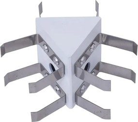 Juncao Triangular Y Para Pendente Branco Sem Iluminacao Fit40