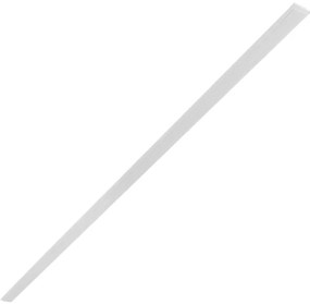 Perfil De Embutir Aluminio Para Fita Led 2M Stick Flat M - BRANCO