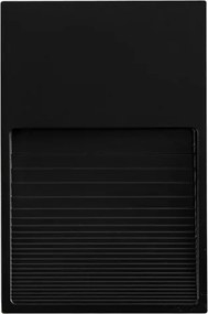 Balizador Led De Sobrepor Preto 2W 60 3000K Ip65