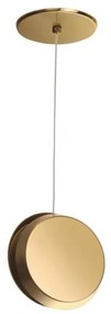 Pendente Eclipse Simples 06X15X17Cm Discos Metal Aluminio 01Xled 5,5W... (GRAFITE, 110V)