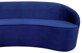 Sofá 3 Lugares Eros D07 Curvo 210cm Braço Direito Veludo Royal - D'Rossi