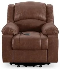 Poltrona do Papai Reclinável Pietra Elevação Lift Elétrico FH9 PU Marr