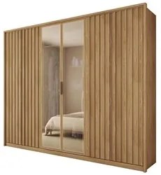 Guarda Roupa Casal 6 Portas 4 Gavetas Turium C01 Buriti - Mpozenato