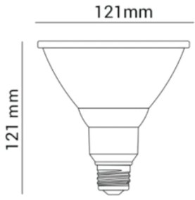 Lâmpada Par38 14W 1000Lm 4000K 36° Bivolt | Opus Lp 37240