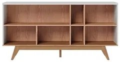 Buffet Cristaleira e Aparador Rebeca com Espelho Adnet 67cm C05 Off Wh
