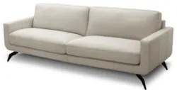 Sofá 4 Lugares Para Sala Living 270cm Vults L08 Couro Off - Mpozenat