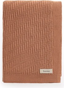 Manta de Tricô Karsten Salina  Bronze