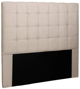 Cabeceira Decorativa Queen Size 1,60M Tropea Suede Bege G63 - Gran Belo