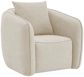 Poltrona Decorativa Sala de Estar Recepção Florença Bouclé - ADJ Decor