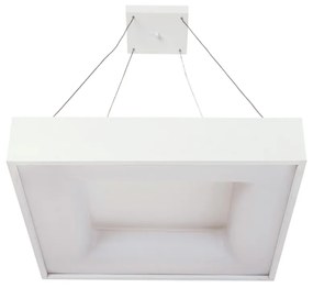 Pendente Belize 48X48Cm Led 36,8W Bivolt / Base Fechada | Usina 19011/... (TT-M Titânio Metálico, 3000k)