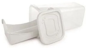 Porta Biscoito e Torrada Branco Plástico