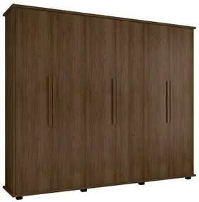 Guarda-Roupa Casal 6 Portas 4 Gavetas Canadá Freijó – RV Móveis