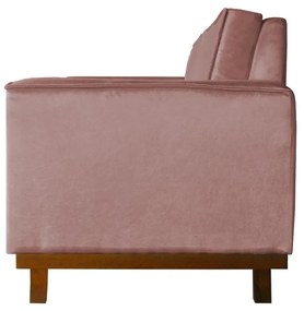 Sofá Dubai 2 Lugares Decorativo 1,50m Sala Veludo Crepe