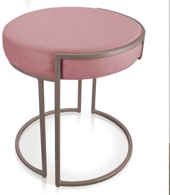 Kit 02 Puffs Love Suede Rose Base Industrial Cobre - D'Rossi
