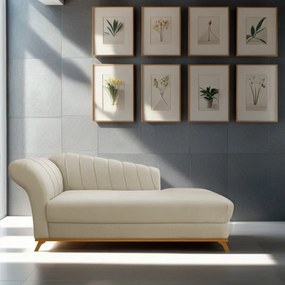 Diva Recamier Vanessa 185cm Lado Direito Linho - ADJ Decor