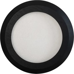 Arandela Led Cristal E Madeira 29W 3000K Petra - CARVÃO