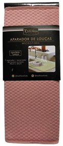 Aparador de louca de microfibra com super absorção - Rosa Rosa