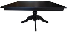 Mesa de Jantar Clássica Quadrada Altesse - 8 Lugares - 1,5m - Preto Clássico Kleiner