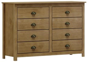 Cômoda Decorativa 8 Gavetas Madeira Maciça Osiris Freijó - G74 - Gran Belo