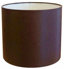 Cúpula Abajur Cilíndrica Cp-8012 Ø30x25cm Café