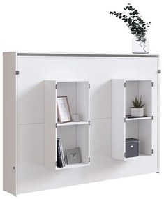 Cama Quarto Articulável Horizontal Casal Latino Retrátil - Branco