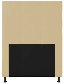 Cabeceira Stambul Para Cama Box Solteiro 90 cm Corino M11 - D'Rossi - Bege