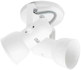 Spot B2 Simples Copinho Para 2x E27 Led Bulbo Branco - Bivolt