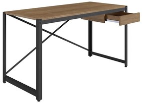 Conjunto Escrivaninha Estante Em Aço Steel Light Industrial - Vermont