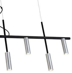 Pendente Platinum Linear 3,8X44,5X85Cm 5Xmr11 - Usina 16930/85 (BT - Branco Texturizado)