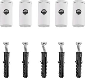 Kit Fio Tecido Alum&amp;amp;#xED;nio 5 Deslocadores 5m - BRANCO