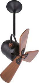 Ventilador De Teto Aco Preto 127V Bianca