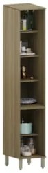 Paneleiro Armário de Cozinha 40cm 2 Portas Nádia Mocca/Avelã L01 - Mpo