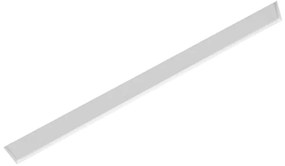 Plafon Led Embutir Retangular 32W Branco Luz Amarela 112,7Cm