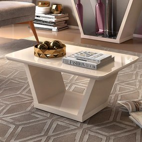 Mesa de Centro Lotus Creme - D'Rossi