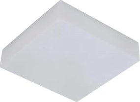 Plafon Sobrepor Quadrado Acrílico Branco 36cm Valencia
