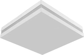 Plafon De Sobrepor Quadrado 36X36cm Bilbao - BRANCO