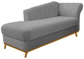 Recamier Vanessa 160cm Lado Esquerdo Corano Cinza - ADJ Decor