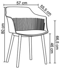 Kit 2 Cadeiras Decorativas Para Sala de Estar Sócrates Azul Marinho G56 - Gran Belo