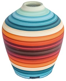 Vaso Reto decorativo de cerâmica 25x16x16 - Uyuni Fosco Kleiner