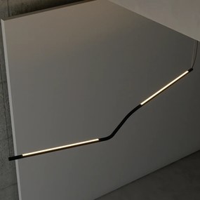 Pendente Fio Ø2,2X31X160Cm Led 20W Canopla Porta Driver Por Waldir Jun... (MR-T - Marrom Texturizado, 4000k, 220v)