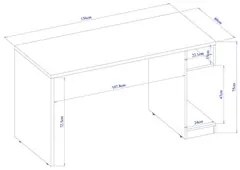 Mesa Para Computador Notebook Gamer X Preto/Vermelho - Fit Mobel
