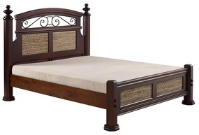 Cama de Casal King Milano Fiber Peseira Baixa Domus Móveis