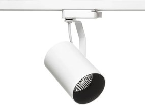 Spot Para Trilho Aluminio Flow Gu10 15W - BRANCO