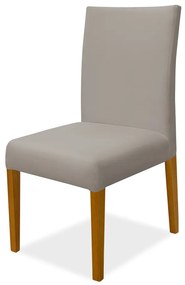 Kit 8 Cadeiras de Jantar Milan Veludo Capuccino